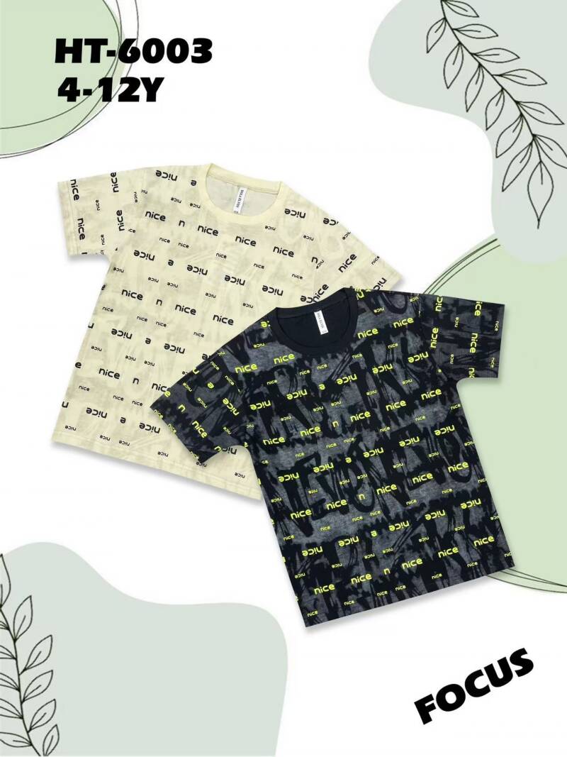 Bluzka chłopięce. Roz 4-12. Mix Kolor Paczka 5 szt.